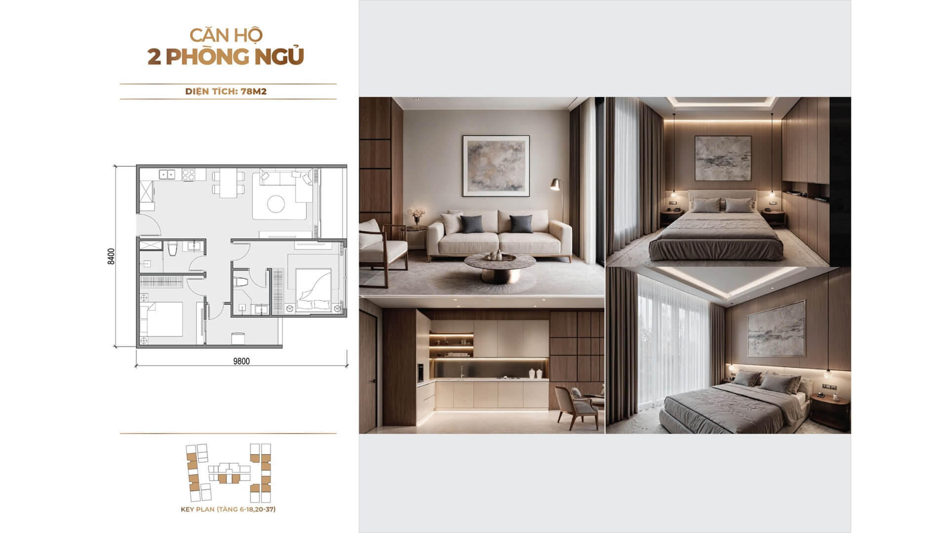 thiết kế căn hộ 2 phòng ngủ dự án sunshine legend city hưng yên