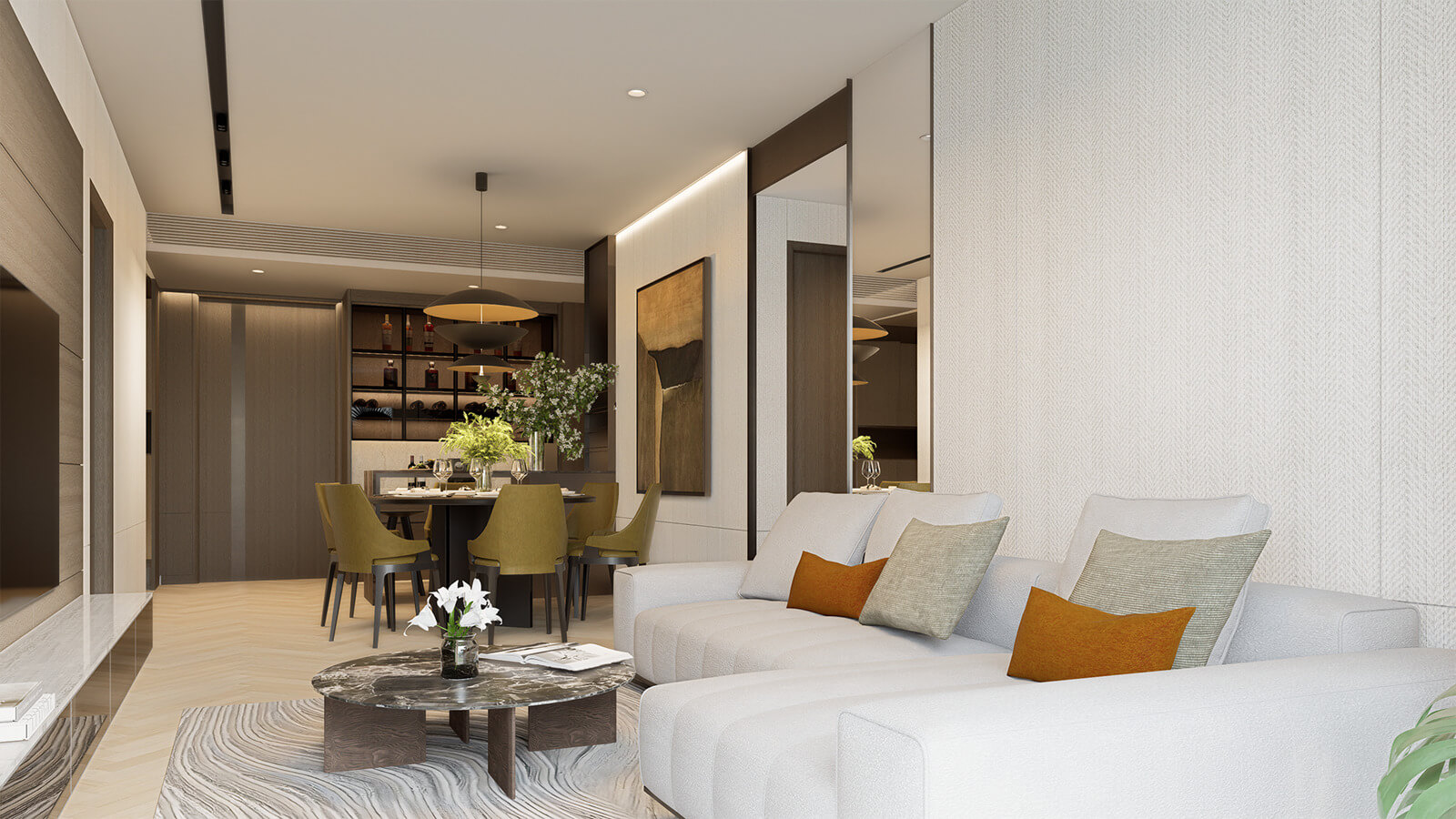 Căn hộ 3 phòng ngủ Sunshine Legend City Hưng Yên