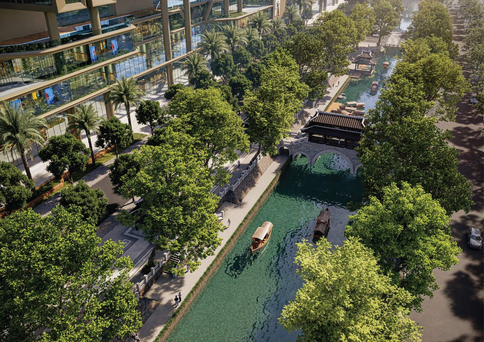 dòng sông di sản tại sunshine legend city hưng yên