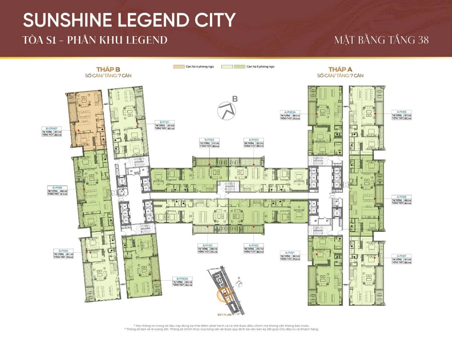 mặt bằng tòa s1 phân khu legend dự án sunshine legend city hưng yên