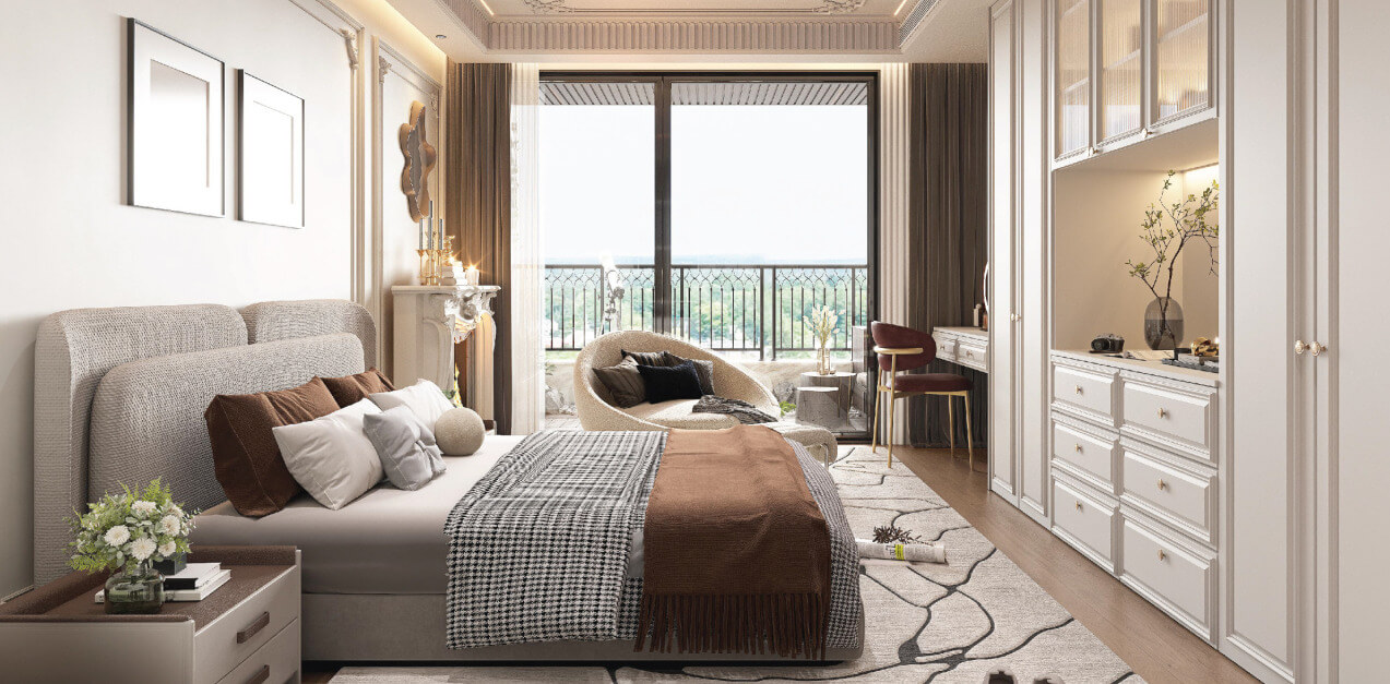 nội thất căn hộ 2 ngủ dự án sunshine legend city hưng yên