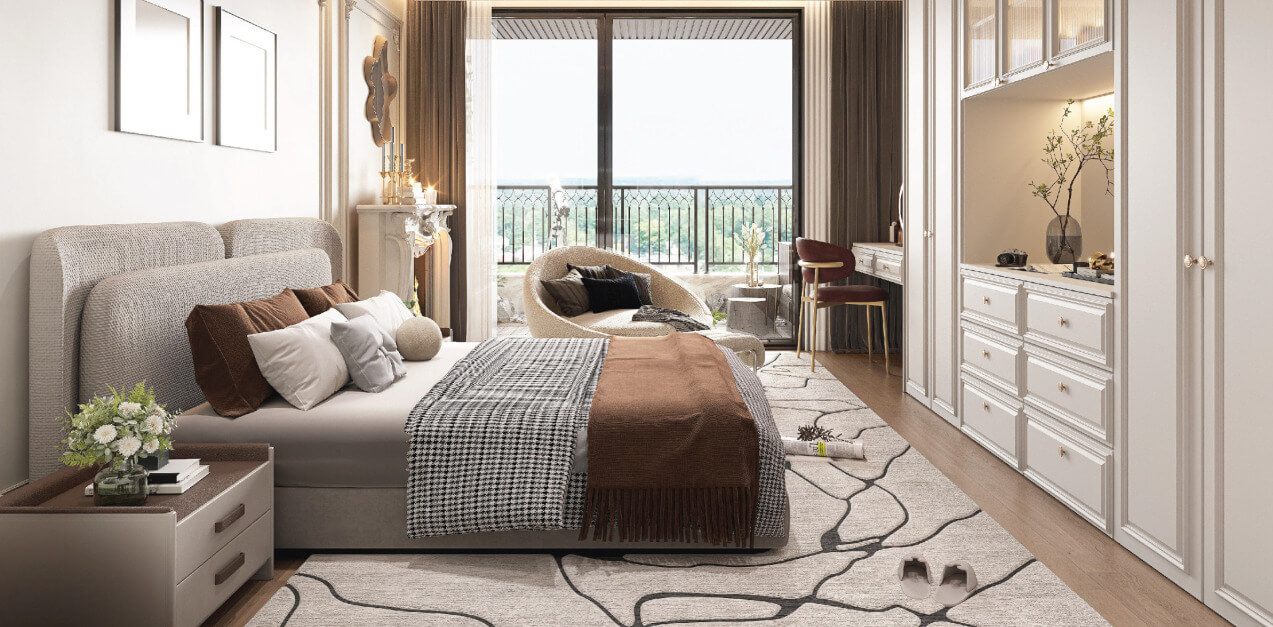 nội thất căn hộ studio dự án sunshine legend city hưng yên