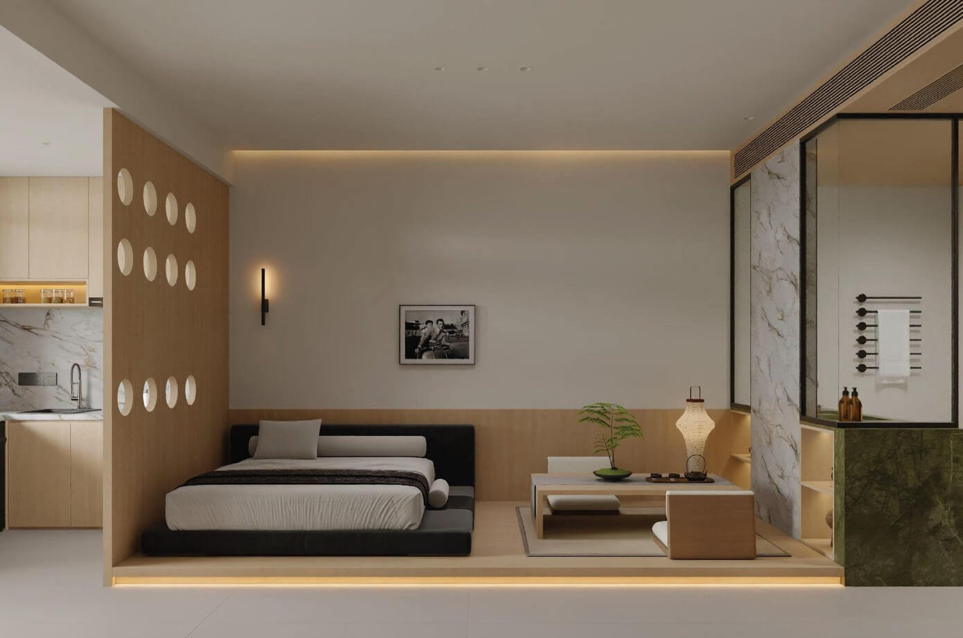 nội thất căn hộ sunshine legend city hưng yên